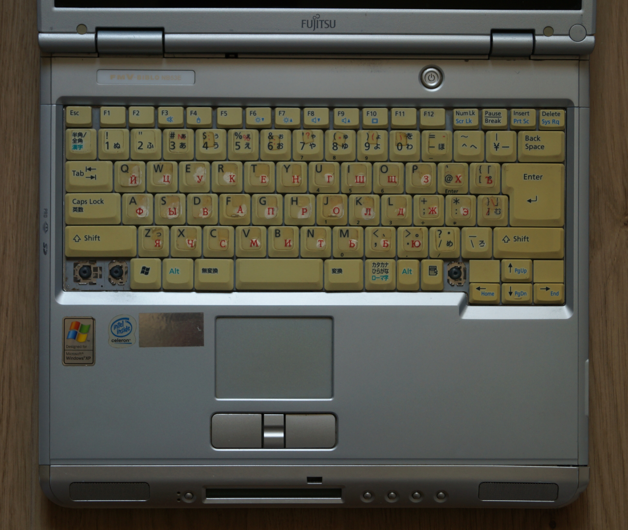 Fujitsu FMV-Biblo NB53E: повреждение