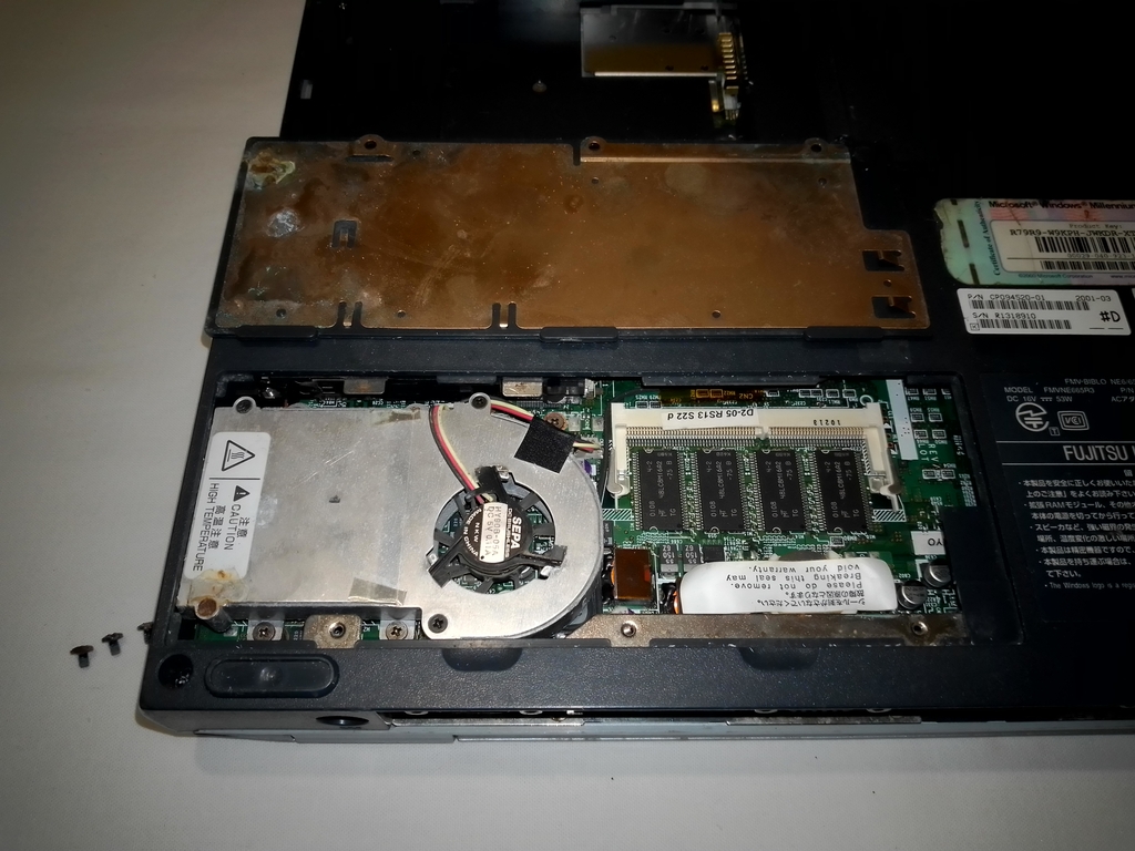 Fujitsu FMV-Biblo NE6/650R: доступные компоненты