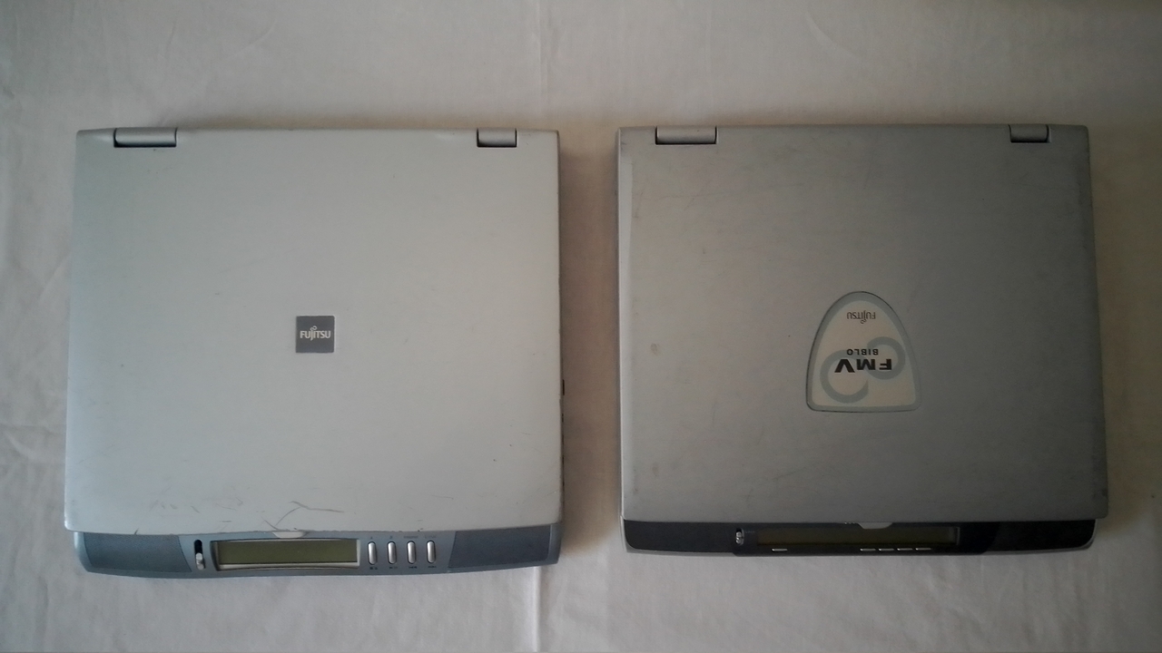 Fujitsu FMV-Biblo NE6 и NE7: крышки дисплеев