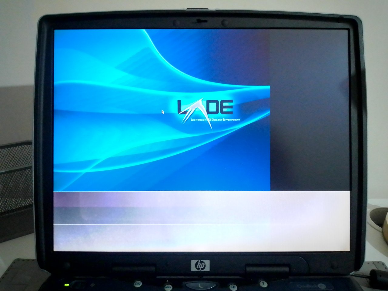 HP OmniBook XE3 GF: Knoppix 6, неудача с рабочим столом