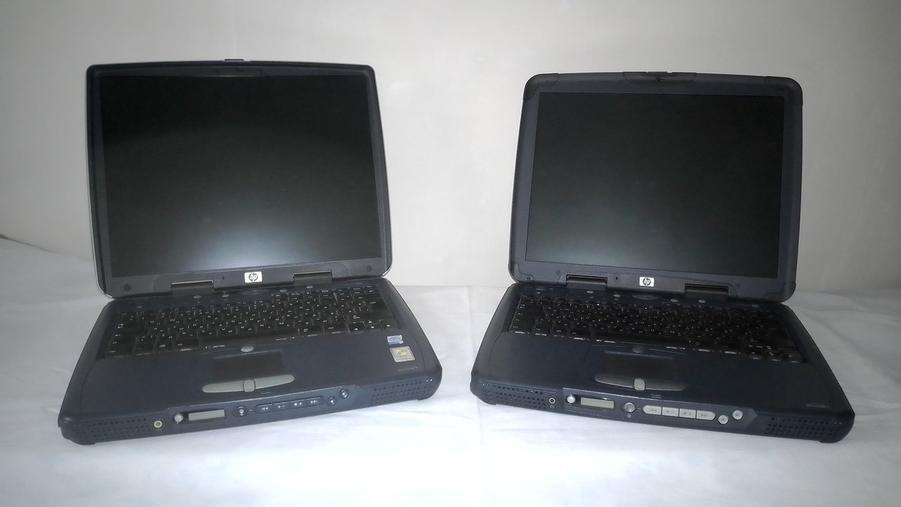 HP OmniBook XE3: два разных поколения, главный вид
